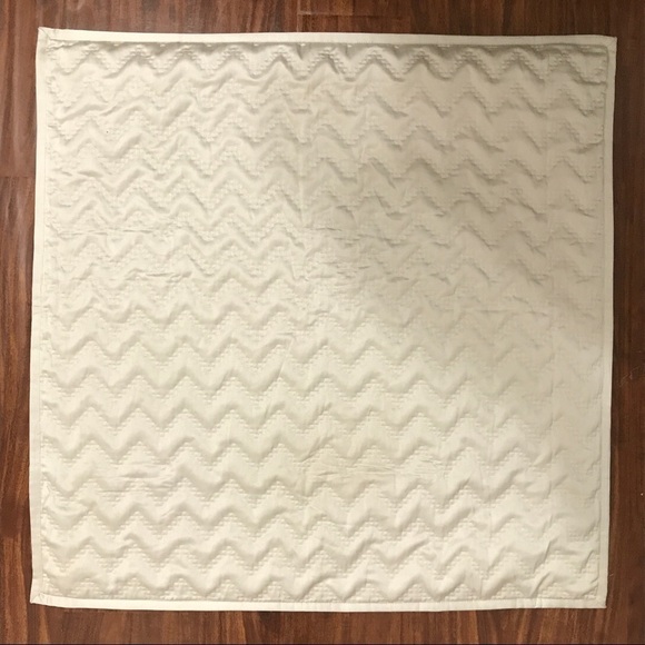 Hotel Collection Zig Zag Euro Sham, Ivory